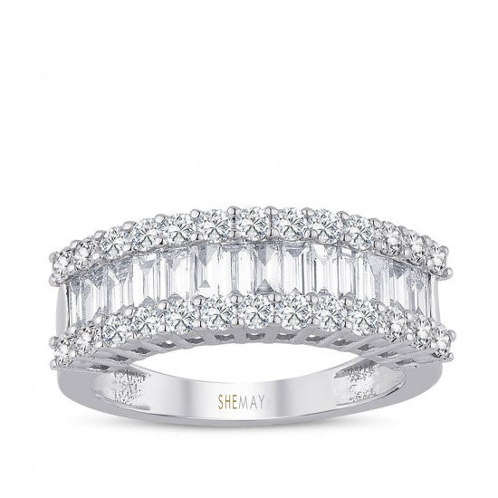 Пръстен бяло злато с Диаманти 1.39 карата